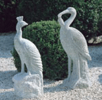 Zwei Reiher aus Naturstein – Modell FG007
