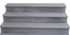Blockstufen-Treppe aus grauem Granit – Modell TR001